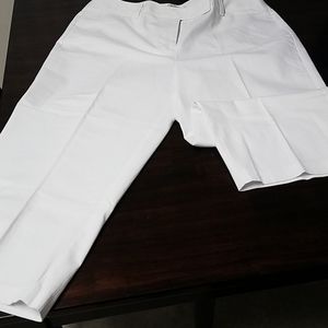 Woman's white capris